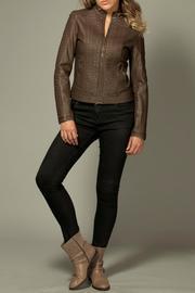  Coffee Leather Jacket