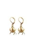  Golden Spider Earrings