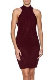  High Neck Sweater Dress