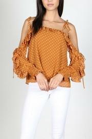  Polkadot Offshoulder Top
