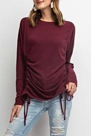  Wine Cinched Tee