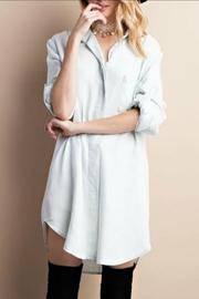  Denim Long Sleeve Dress