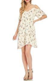  Ivory Cold Shoulder Dress