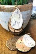  Brown Cork Earrings