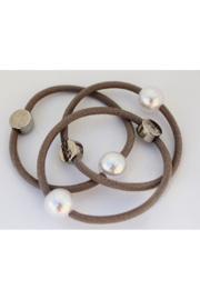  White Pearl Hair Ties/bracelets