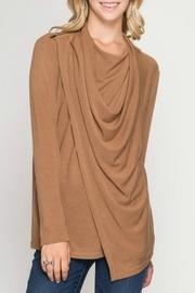  Drapey Neck Top