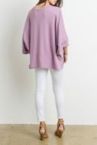  Lavender Oversized Sweatshirt