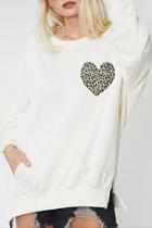  Leopard Heart Top