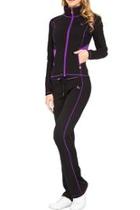  Violet-trimmed Track Suit