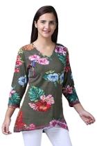  Floral Flare Tunic