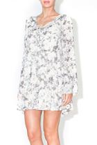  Floral Peasant Dress