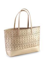  Perforated Gold Tote Bag