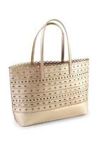  Perforated Gold Tote Bag
