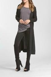  Black Hoodie Cardigan