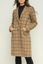  Oversized Plaid Coat