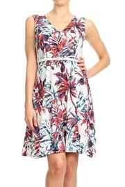  Floral Belted Dress