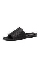  Ava Fringe Slide Slipper