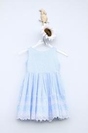 Embroidered Striped Dress