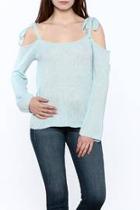  Off-shoulder Sweater Top