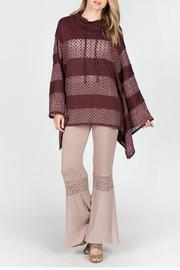  Geometrics Poncho Sweater