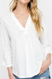  V-neck Lightweight Blouse
