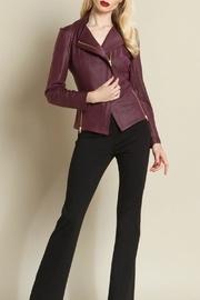  Knit Leather Jacket