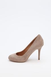  Neutral Suede Stiletto