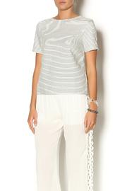  Boxy Stripe Top
