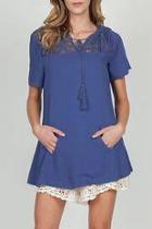  Lace Hooded Top