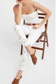  Cutwork Cigarette Jeans