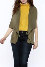  Olive Drape Vest