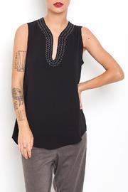  Sleevless Crepe Top