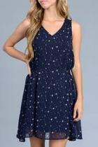  Blue Patterned Dress