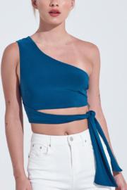  One Shoulder Tie Top