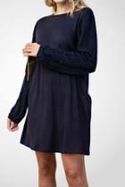  Knit Sweater Sleeve Dress