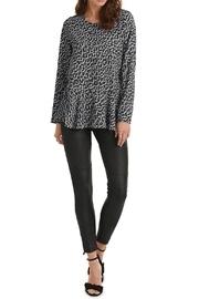  Printed Flounce Top