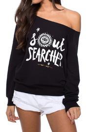  Off Shoulder Sweatshirt