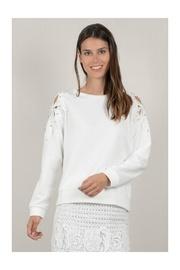  Beaded Shoulder Top