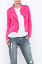  Pink Casual Jacket