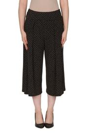  Micro-dot Cropped Culottes
