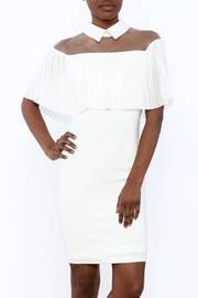  Collared Mesh Top Dress