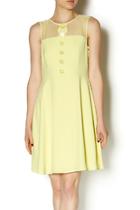  Yellow Sheer Dress