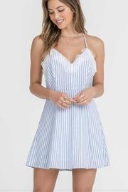 Blue Striped Sun-dress