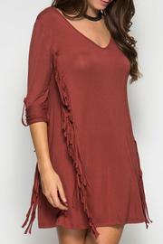  Rust Fringe Tunic