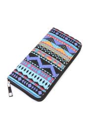  Chevron Print Wallet