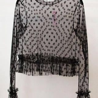  Black Sheer Shirt