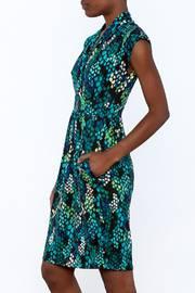  Surplice Dot Dress