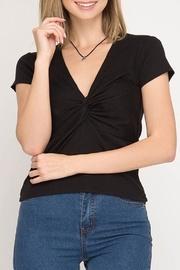  Twist Ribbed Top
