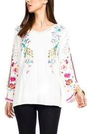  Embroidered Peacock Tunic