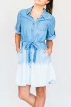  Three Toned Ombre Dress